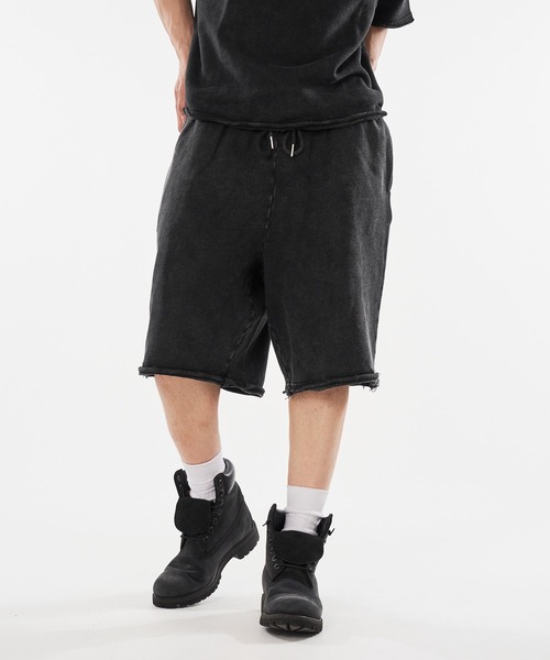 「kutir」 ハーフパンツ LARGE ブラック メンズ_画像2