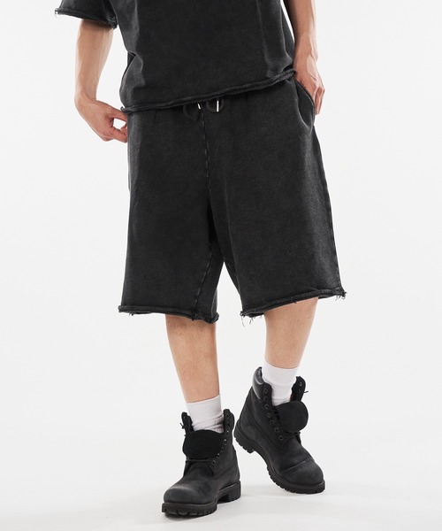 「kutir」 ハーフパンツ LARGE ブラック メンズ_画像3