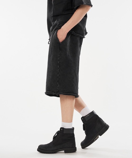 「kutir」 ハーフパンツ LARGE ブラック メンズ_画像4