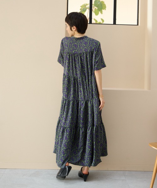 「manana suerte」 半袖ワンピース 0 ブルー レディース_画像3