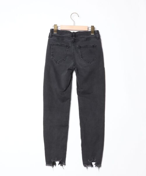 「NAVY」 スキニーデニムパンツ X-SMALL ブラック レディース_画像2