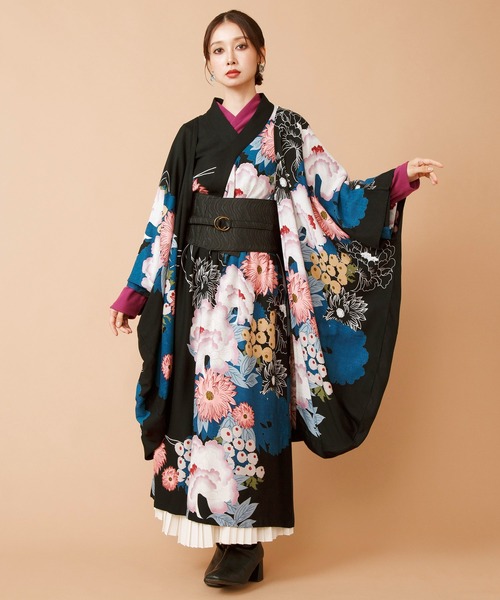 完売品✨️倭物やカヤグラデーション着物和風ロング羽織りUVカーディガン一点物春夏 カヤ カーディガン 「倭物やカヤ」錦彩振袖風UV羽織 レディース