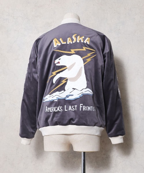 HOUSTON ALASKA スカジャン 別珍 HOUSTON（ヒューストン） スカジャン 別珍スカジャン (ALASKA) メンズ
