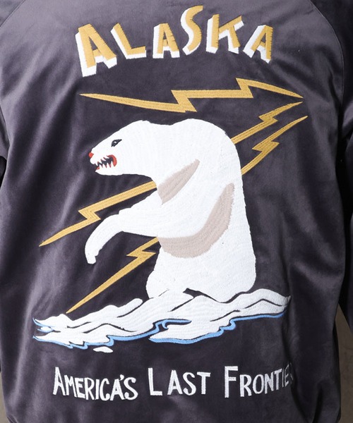 HOUSTON（ヒューストン） スカジャン 別珍スカジャン (ALASKA) メンズ
