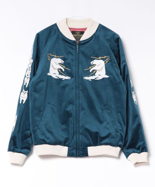 HOUSTON（ヒューストン） スカジャン 別珍スカジャン (ALASKA) メンズ