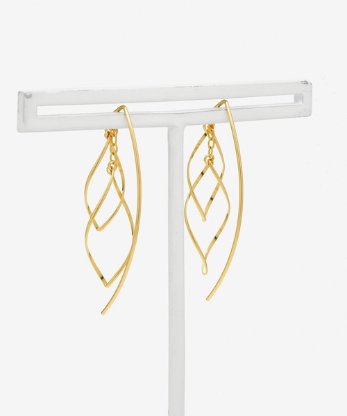 BLOOM ブルーム フック フープ ピアス K14 ゴールドフィルド Ear Jewelry】K14 ゴールドフィルド フック ピアス（0202-1679