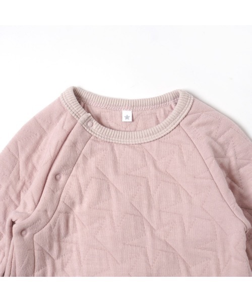 ベビー服 ロンパース 「10mois(ディモワ)」starキルト2wayドレスの画像