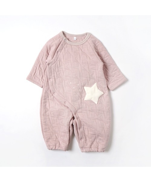 ベビー服 ロンパース 「10mois(ディモワ)」starキルト2wayドレスの画像