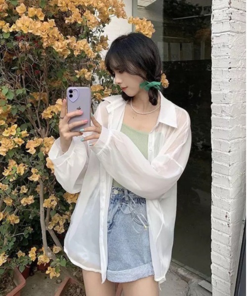 mmy様 ブラウス 38クリーム gathered wide shirt - MidiUmi（ミディウミ）｜OFFICIAL ONLINE SHOP