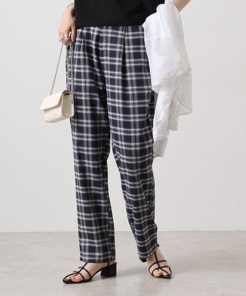 wonderland チェックパンツ(スラックス) 未使用品 ワンダーランド wonderland Check pants チェック