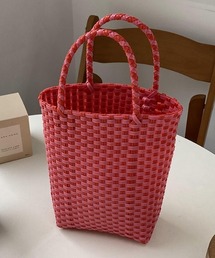 SETUP7 かごバッグ カゴバッグ 「SETUP7」ハンドメイド配色