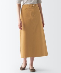 無印良品 スカート 縦横ストレッチチノAラインスカート