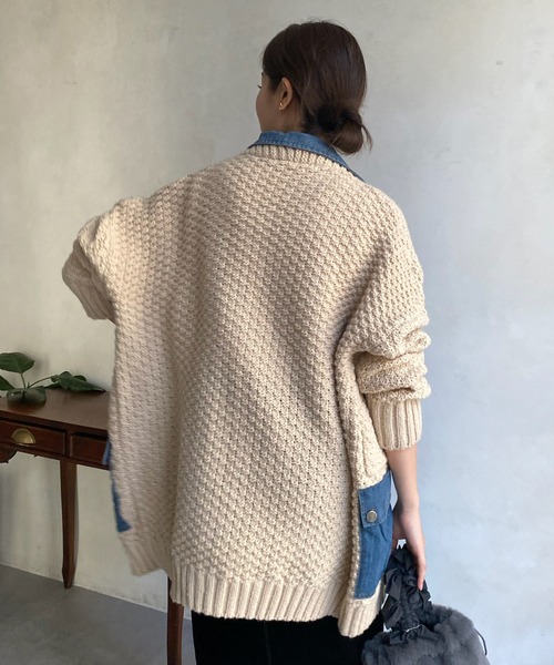 DouDou（ドゥドゥ） ダウンコート ダウンジャケット 「WEB限定」デニム