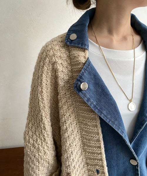 DouDou（ドゥドゥ） ダウンコート ダウンジャケット 「WEB限定」デニム