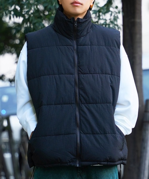 ブラック ダウンベスト THE NORTH FACE (ザ ノースフェイス) ダウンベスト ヌプシベスト