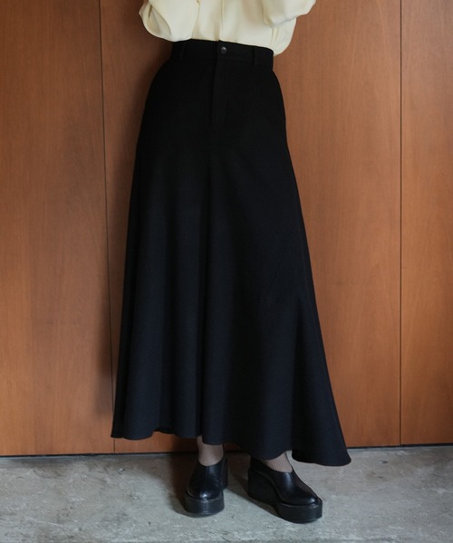 CLANE クラネ WOOL TRAPEZE SKIRT ウールトラペーズスカート 309056 34 CLANE クラネ WOOL TRAPEZE SKIRT ウールトラペーズスカート 309056 34