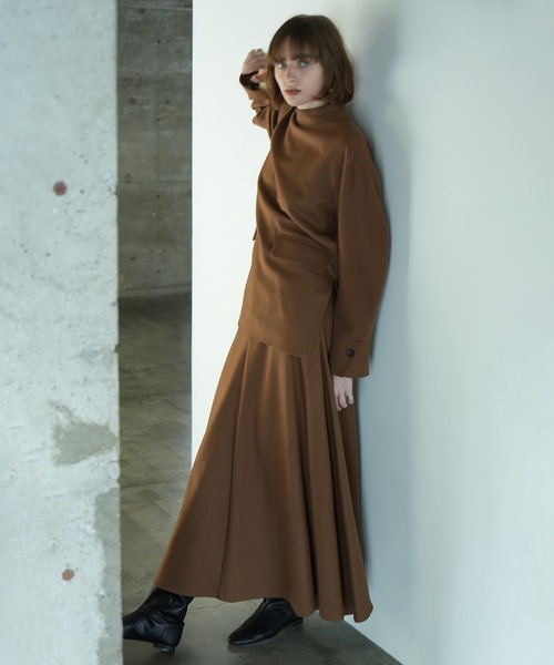 CLANE（クラネ） ロング スカート WOOL VOLUME FLARE SKIRT : ZOZOTOWN