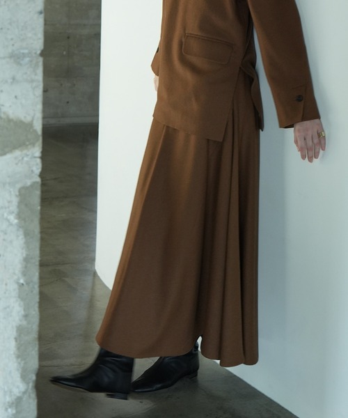 CLANE（クラネ） ロング スカート WOOL VOLUME FLARE SKIRT : ZOZOTOWN