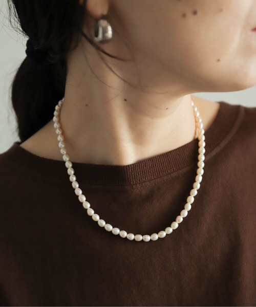 rapiecage（ラピエサージュ） ネックレス 淡水パール1連ネックレス