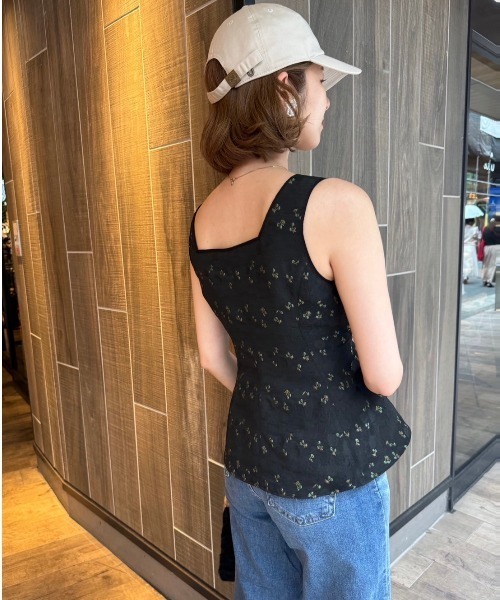 ブラウス シャツ チェリーＪＱノースリブラウス レディース DEICY ブラウス シャツ チェリーJQノースリブラウス