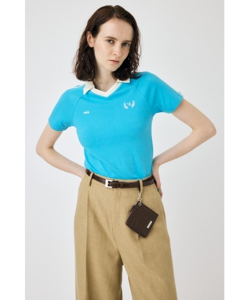 MOUSSY（マウジー） tシャツ TINY SOCCER シャツ レディース