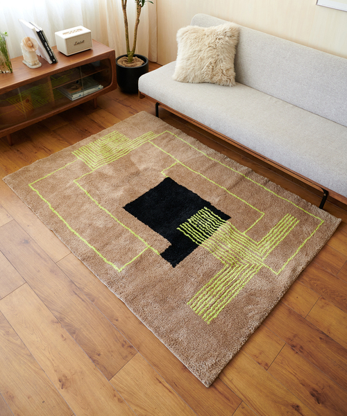 ラグ・カーペット JOURNALSTANDARDFURNITURE BROCK RUG journal standard Furniture ラグ ラグマット BROCK RUG 200×200