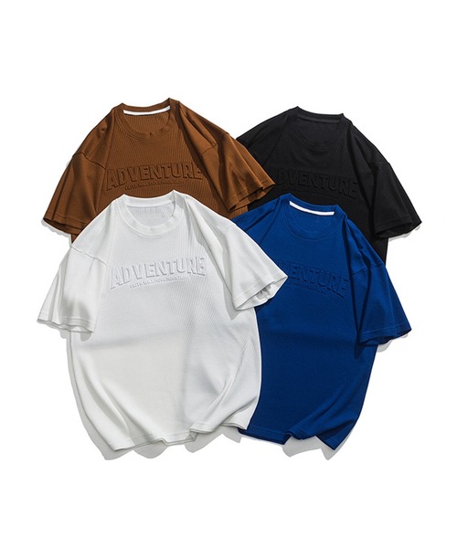 aimoha tシャツ outdoor ユニセックス ワッフルオーバーサイズ