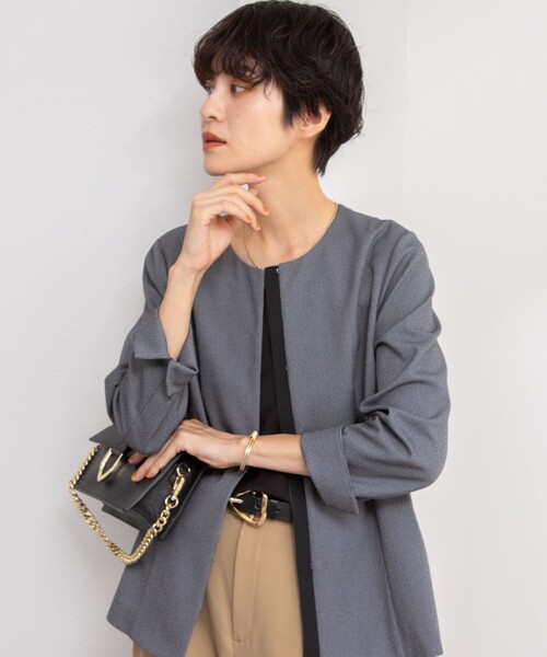 NOLLEY'S（ノーリーズ） ジャケット ノーカラージャケット