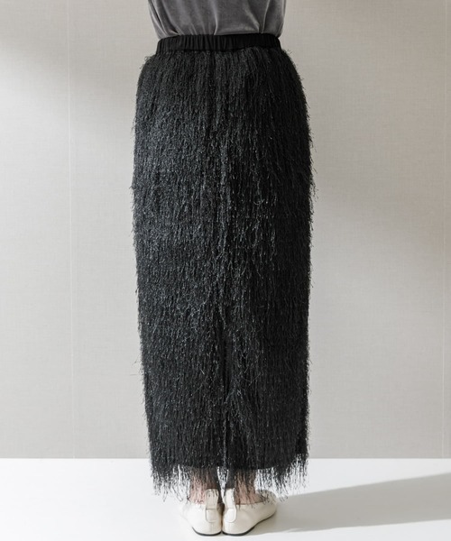 elendeek フリンジストレートスカート スカート ELENDEEK FRINGE STRAIGHT SKIRT : ZOZOTOWN Yahoo!店