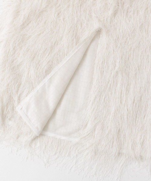 スカート ELENDEEK FRINGE STRAIGHT SKIRT : ZOZOTOWN Yahoo!店
