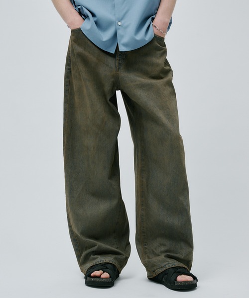 パンツ public tokyo buggy denim PUBLIC TOKYO ジーンズ DENIM 立体裁断ワイドバギーパンツ