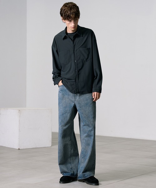パンツ PUBLIC TOKYO DENIM COLORWIDE PUBLIC TOKYO（パブリックトウキョウ）の「PUBLIC DENIM COLOUR
