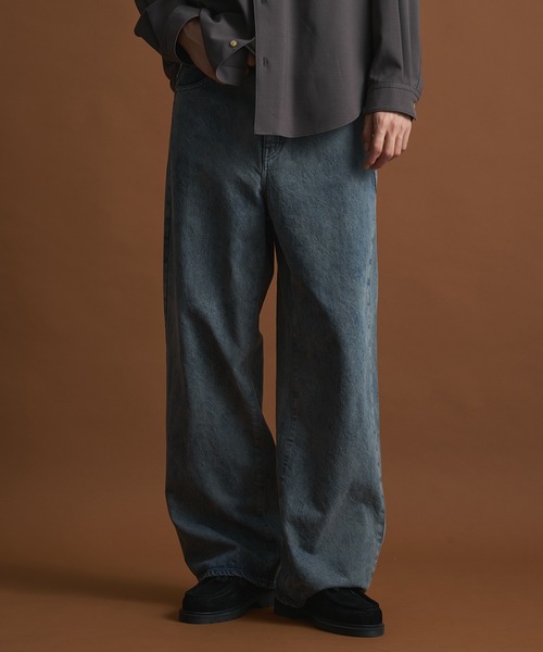 パンツ PUBLIC TOKYO DENIM COLORWIDE PUBLIC TOKYO（パブリックトウキョウ）の「PUBLIC DENIM COLOUR