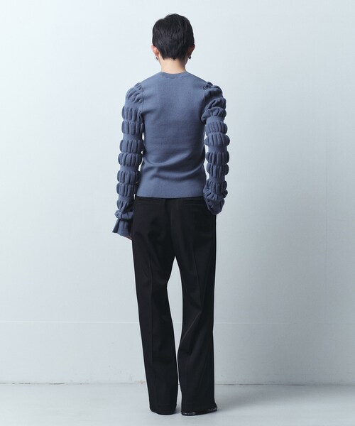 ニット セーター gathered sleeves knit レディース CODE A ニット セーター gathered sleeves knit レディース