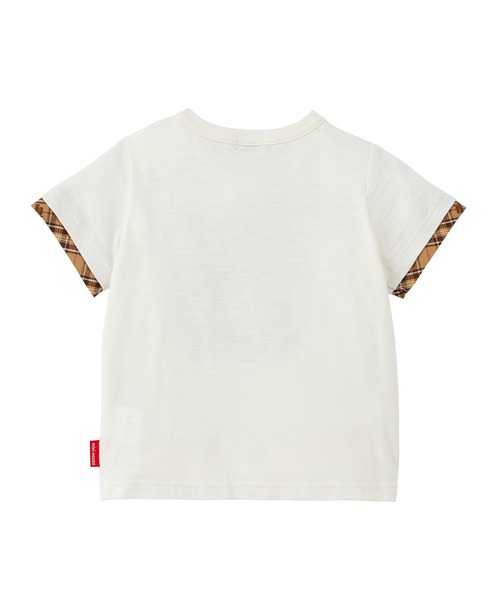 ミキハウス miki HOUSE 半袖 Tシャツ チェック90㎝　今期 ミキハウス miki HOUSE 半袖 Tシャツ チェック90㎝ 今期