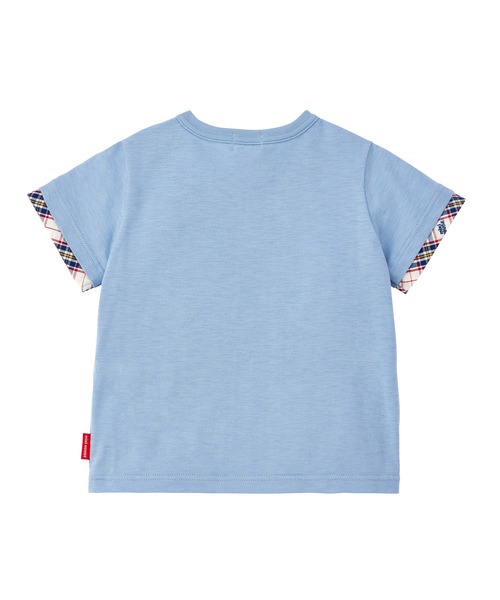 ミキハウス miki HOUSE 半袖 Tシャツ チェック90㎝　今期 ミキハウス miki HOUSE 半袖 Tシャツ チェック90㎝ 今期