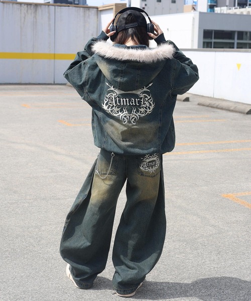 ATMARK デニムジャケット gジャン 「2サイズ展開 / UNISEX 」ATMARK