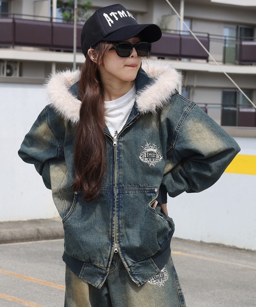 ATMARK デニムジャケット gジャン 「2サイズ展開 / UNISEX 」ATMARK