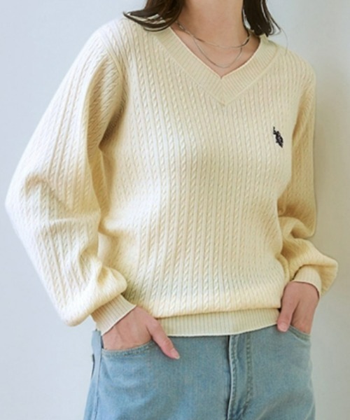 U.S. POLO ASSN.（ユーエスポロアッスン） ニット セーター 「U.S.
