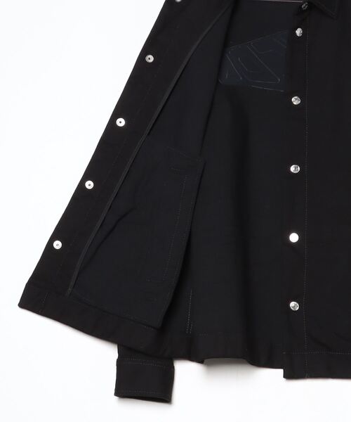 DSQUARED2 デニムジャケット gジャン ICON BLACK OVER SHIRT