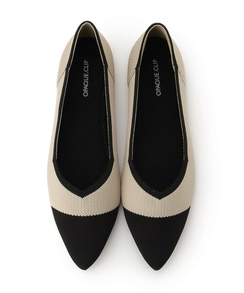 VIVAIA ポインテッドトゥ 超軽量 ニットパンプス BLK/WHT 35 Anna] ポインテッドトゥ ミッドヒール – VIVAIA JAPAN