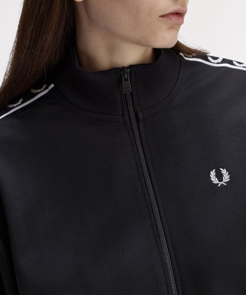 ジャージ Taped Track Jacket／フレッドペリートラックジャケット レディースの画像