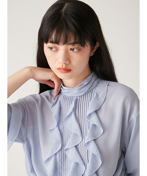 LILY BROWN ワンピース シフォンフリルセットアップ : ZOZOTOWN