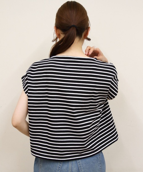 Orcival 長袖ストライプTシャツ サイズ2 エクリュ/ブラック 楽天市場】ORCIVAL オーシバル コットンロード ボートネック