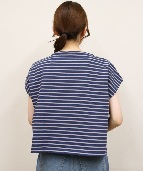 tシャツ ORCIVAL/オーシバル　フレンチスリーブボートネックプルオーバー　ボーダー　FRENCH SLEEVE BOATNECK P.O. BO ORCIVAL tシャツ ORCIVAL/オーシバル フレンチスリーブボート