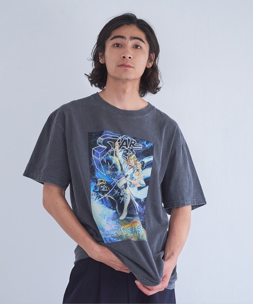 スターウォーズ　ムービーTシャツ　エピソード4　ジェダイ　ビックプリント　XL スターウォーズ ムービーTシャツ エピソード4 ジェダイ ビック