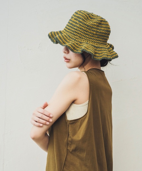ORIENT MILLINERY ハット 麦わら帽子 ORIENT MILLINERY 帽子 ハット MONET「モネ」 レディース