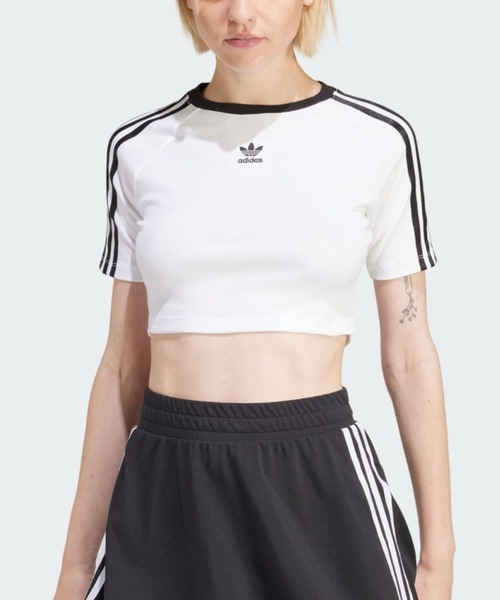 adidas tシャツ ORI 3 S BABY TEE IP0662 レディース : ZOZOTOWN