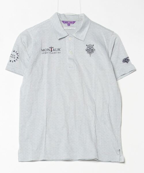 激安ショップ 食品 BEAMS メンズ ブルー SMALL 半袖シャツ GOLF」 「BEAMS GOLF メンズウェア
