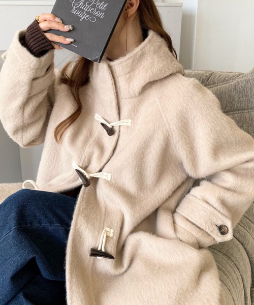 moment+ ダッフルコート M アイボリー レディース : ZOZOTOWN Yahoo!店